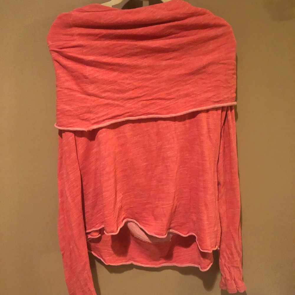 Pink wrap sweatshirt!